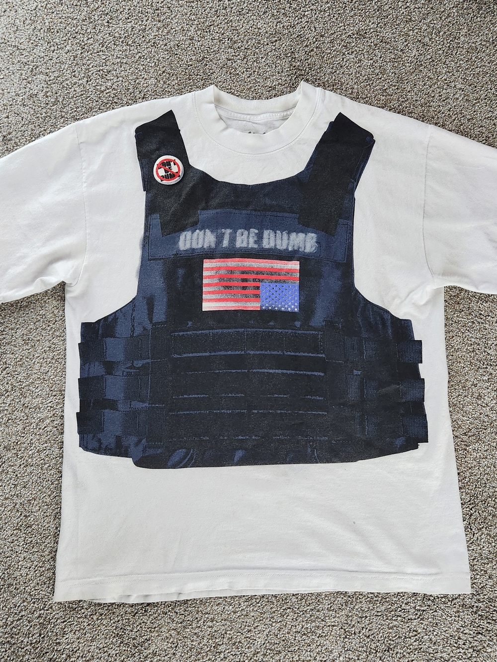 A$AP Rocky Graphic Tee 'Don't Be Dumb' Vest Print